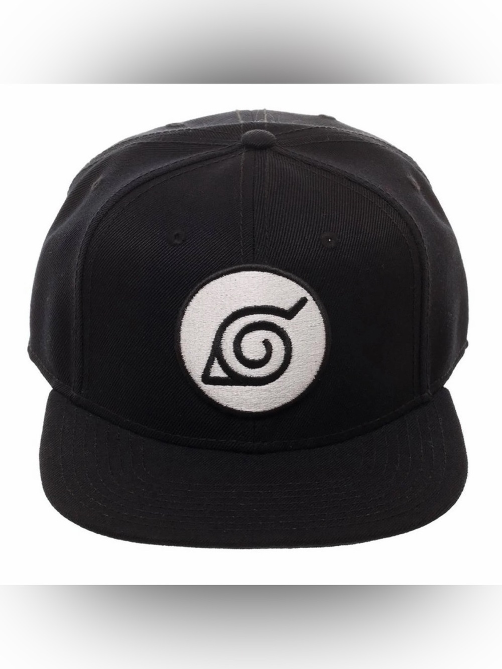 Naruto Shippuden SnapBack Hat Konoha Leaf Village Ninja Logo Embroidered Cap